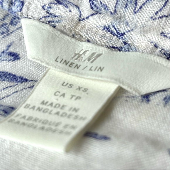 ✨ 100% linen wrap blouse XS - Picture 9 of 10